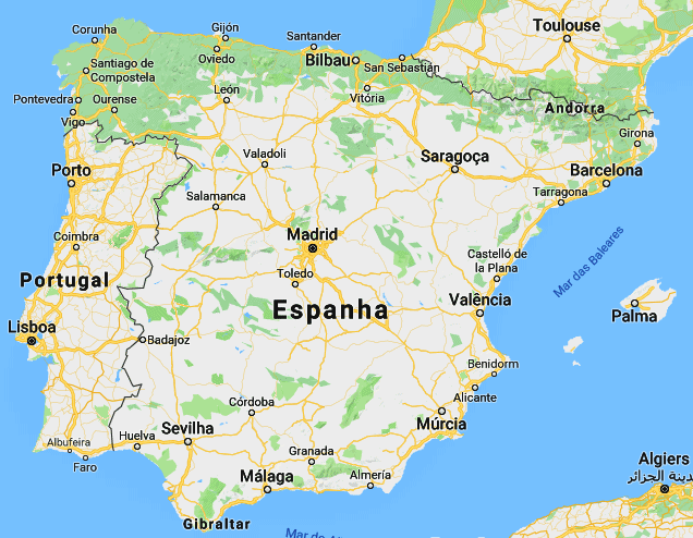 mapa de espanha saragoça Espanha – A Aena investe no aumento da capacidade do Aeroporto de 