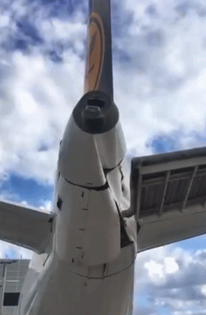Escada acidente com aeronave