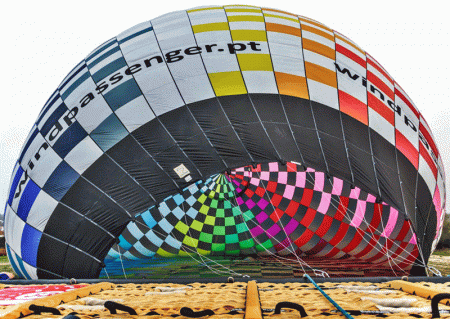 Balão para transporte de passageiros